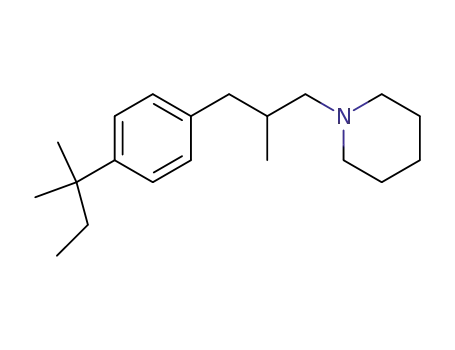 Piperidine, 1-[3-[4-(1,1-dimethylpropyl)phenyl]-2-methylpropyl]-