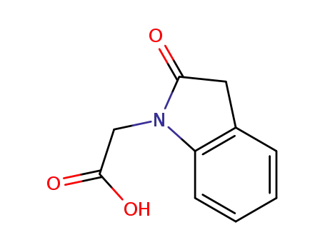 Molecular Structure of 40380-68-5 (2-(2-oxoindolin-1-yl)acetic acid)