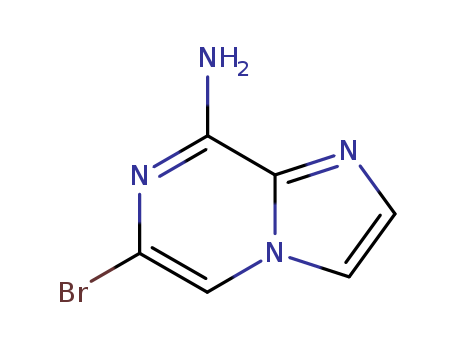 Imidazo[1,2-a]pyrazin-8-amine, 6-bromo-