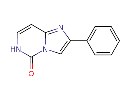 Molecular Structure of 54535-54-5 (2-phenylimidazo[1,2-c]pyrimidin-5(1H)-one)