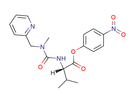 L-Valine, N-[[methyl(2-pyridinylmethyl)amino]carbonyl]-, 4-nitrophenyl
ester