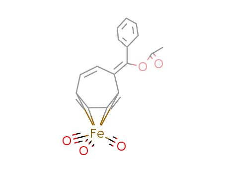 Z-{1-4-η-8-phenyl-8-acetoxyheptafulvene}iron tricarbonyl