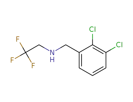 Molecular Structure of 921630-40-2 (Benzenemethanamine, 2,3-dichloro-N-(2,2,2-trifluoroethyl)-)