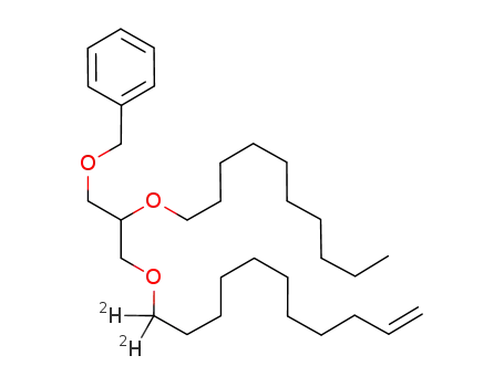 1-O-benzyl-2-decoxy-3-O-(1',1',20',20'-<sup>2</sup>H<sub>4</sub>-10'-undecenoxy)-rac-glycerol