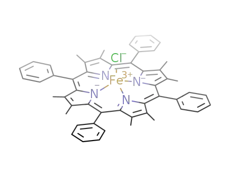 (2,3,7,8,12,13,17,18-octamethyl-5,10,15,20-tetraphenylporphinato)iron(III) chloride