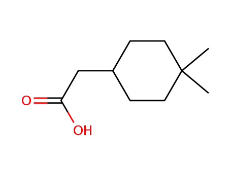 Molecular Structure of 681448-25-9 ((4,4-Dimethyl-cyclohexyl)-acetic acid)