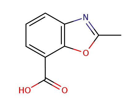 Molecular Structure of 52395-92-3 (2-Methylbenzo[d]oxazole-7-carboxylic acid)