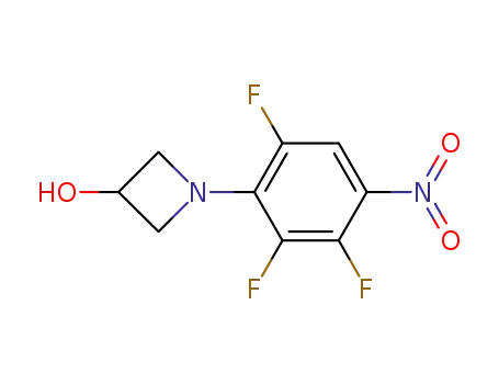 Molecular Structure of 919357-22-5 (3-Azetidinol, 1-(2,3,6-trifluoro-4-nitrophenyl)-)