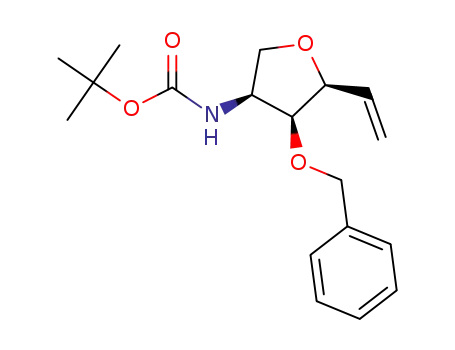 tert-butyl ((3S,4S,5S)-4-(benzyloxy)-5-vinyltetrahydrofuran-3-yl)carbamate