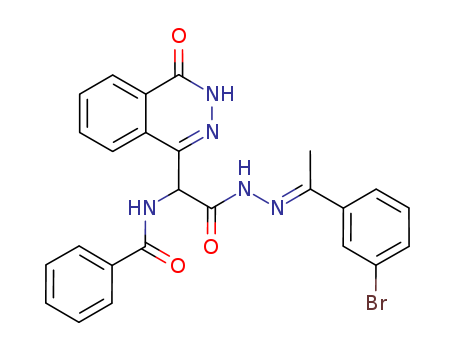 (2E)-2-[1-(3-Bromophenyl)ethylidene]α-(benzoylamino)-3,4-dihydro-4-oxo-1-phthalazineaceticacidhydrazide