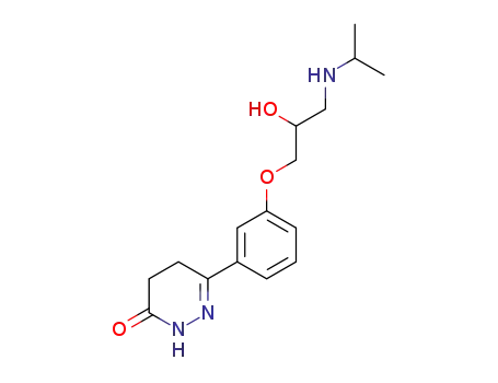 3(2H)-Pyridazinone,4,5-dihydro-6-[3-[2-hydroxy-3-[(1-methylethyl)amino]propoxy]phenyl]-