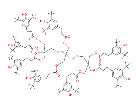 Molecular Structure of 16993-81-0 (Tripentaerythritol-octakis-<3-(3,5-di-t-butyl-4-hydroxyphenyl)-propionat>)