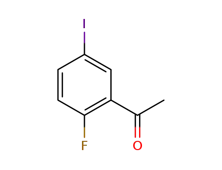 Molecular Structure of 1159512-66-9 (1-(2-Fluoro-5-iodophenyl)ethan-1-one)