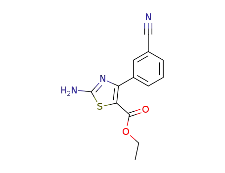 2-AMINO-4-(3-CYANOPHENYL)-5-THIAZOLECARBOXYLIC ACID ETHYL ESTER