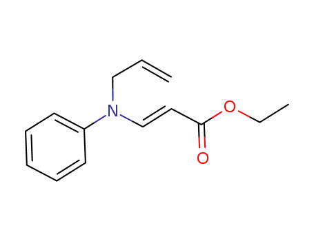 (E)-β-(N-allylanilino)acrylic acid ethyl ester