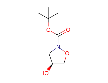 Molecular Structure of 878385-72-9 ((R)-tert-butyl 5-hydroxyisoxazolidine-2-carboxylate)
