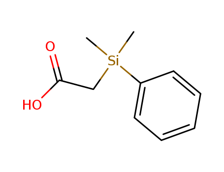 Dimethylphenylsilylacetic acid