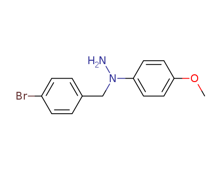 1-(4-bromobenzyl)-1-(4-methoxyphenyl)hydrazine hydrochloride
