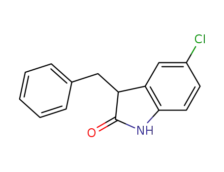 Molecular Structure of 1165901-92-7 (3-benzyl-5-chloro-indolin-2-one)