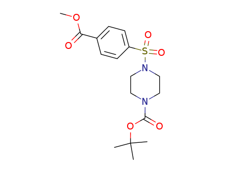 METHYL 4-((4-(TERT-BUTOXYCARBONYL)PIPERAZINYL)SULFONYL)BENZOATE(138384-97-1)
