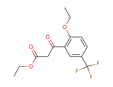 Ethyl 3-[2-ethoxy-5-(trifluoromethyl)phenyl]-3-oxopropanoate