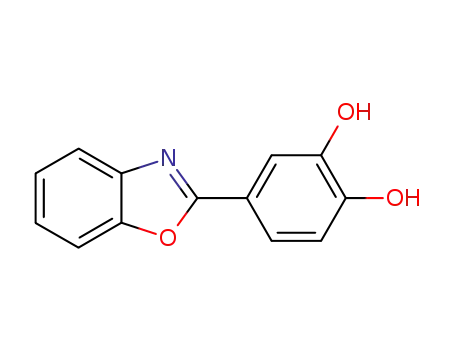 Molecular Structure of 374695-15-5 (4-BENZOOXAZOL-2-YL-BENZENE-1,2-DIOL)