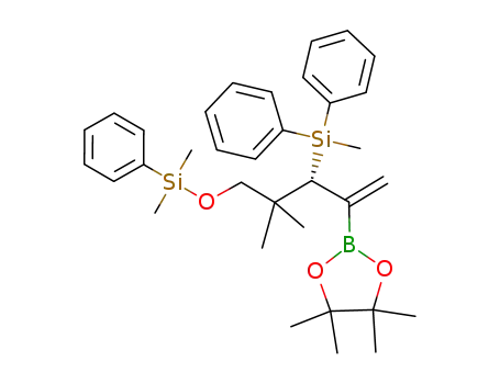 (R)-4,4-dimethyl-5-(dimethylphenylsilyloxy)-3-(diphenylmethylsilyl)-2-(4,4,5,5-tetramethyl-1,3,2-dioxaborolan-2-yl)-1-propene
