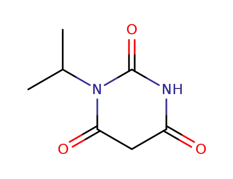 Molecular Structure of 69998-14-7 (1-(propan-2-yl)pyrimidine-2,4,6(1H,3H,5H)-trione)