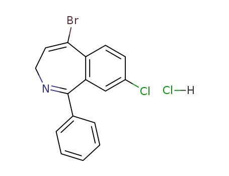 8-chloro-5-bromo-1-phenyl-3H-2-benzazepine hydrochloride