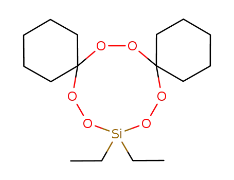 Molecular Structure of 1018495-51-6 (17,17-diethyl-7,8,15,16,18,19-hexaoxa-17-siladispiro[5.2.5.5]nonadecane)