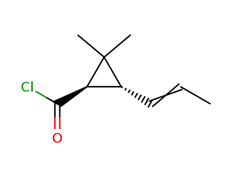 시클로프로판카르보닐 클로라이드, 2,2-디메틸-3-(1Z)-1-프로페닐-, (1R,3R)-(9CI)