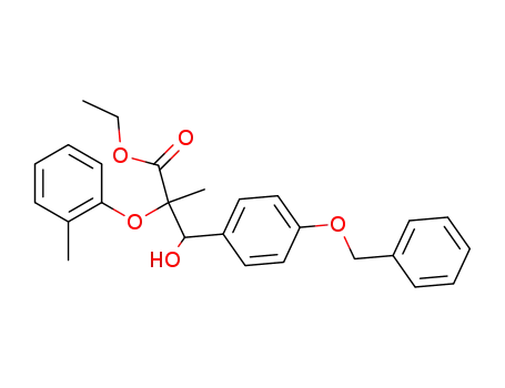 Benzenepropanoic acid,
b-hydroxy-a-methyl-a-(2-methylphenoxy)-4-(phenylmethoxy)-, ethyl
ester