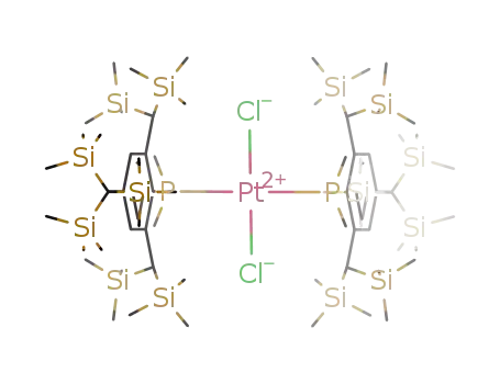 trans-[((2,6-bis[bis(trimethylsilyl)methyl]-4-[tris(trimethylsilyl)methyl]phenyl)dimethylphosphine)2dichloroplatinum]