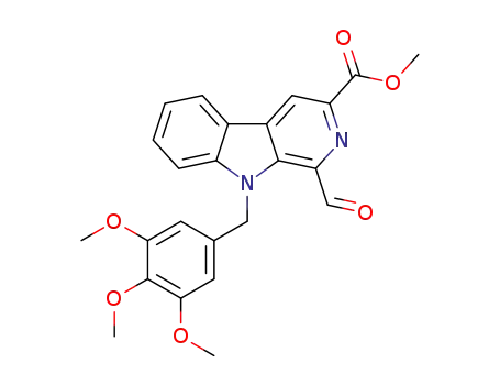 methyl 9-(3,4,5-trimethoxybenzyl)-1-formyl-9H-β-carboline-3-carboxylate