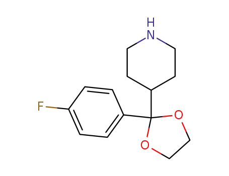 Piperidine, 4-[2-(4-fluorophenyl)-1,3-dioxolan-2-yl]-