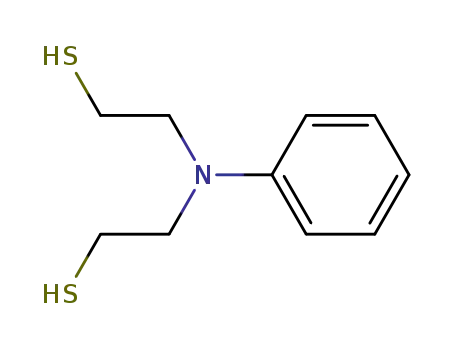 Molecular Structure of 35225-26-4 (Ethanethiol, 2,2'-(phenylimino)bis-)
