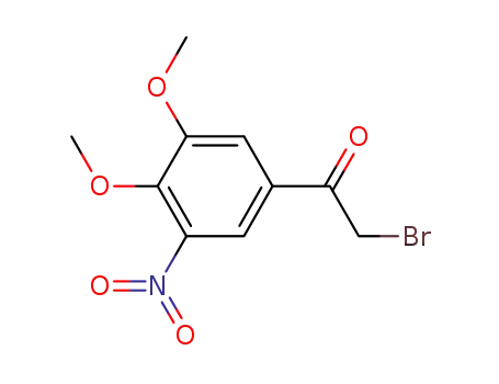 Molecular Structure of 923288-73-7 (Ethanone, 2-bromo-1-(3,4-dimethoxy-5-nitrophenyl)-)
