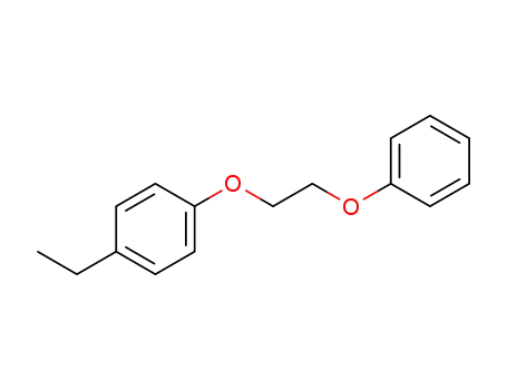Molecular Structure of 107550-63-0 (1-phenoxy-2-p-ethylphenoxyethane)