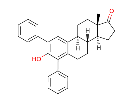 2,4-diphenyl-3-hydroxyestra-1,3,5<sup>(10)</sup>-trien-17-one