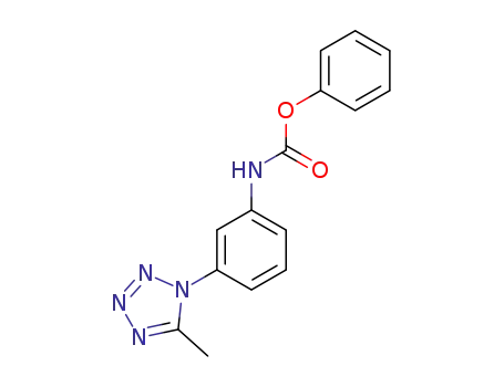 Carbamic acid, [3-(5-methyl-1H-tetrazol-1-yl)phenyl]-, phenyl ester