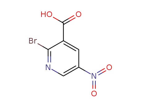 Molecular Structure of 914222-92-7 (2-BROMO-5-NITRONICOTINIC ACID)