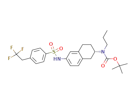propyl-{(S)-6-[4-(2,2,2-trifluoro-ethyl)-benzenesulfonylamino]-1,2,3,4-tetrahydro-naphthalen-2-yl}-carbamic acid tert-butyl ester