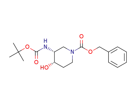 Benzyl (3R,4R)-3-(tert-butoxycarbonylamino)-4-hydroxypiperidine-1-carboxylate