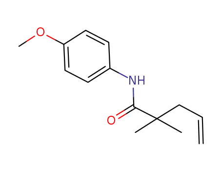 2,2-dimethyl-pent-4-enoic acid (4-methoxy-phenyl)-amide