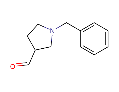 Molecular Structure of 72351-49-6 (1-BENZYLPYRROLIDINE-3-CARBALDEHYDE)
