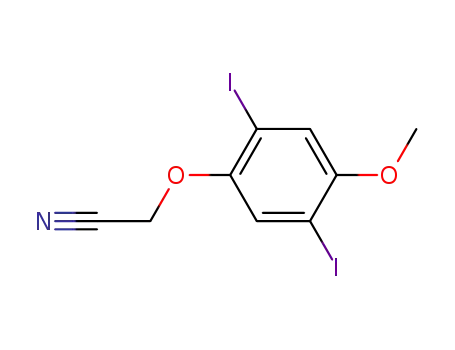 Acetonitrile, (2,5-diiodo-4-methoxyphenoxy)-