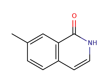 Molecular Structure of 26829-47-0 (7-methylisoquinolin-1(2H)-one)