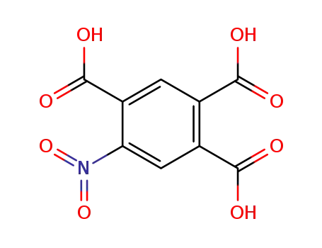 Molecular Structure of 61837-53-4 (1,2,4-Benzenetricarboxylic acid, 5-nitro-)