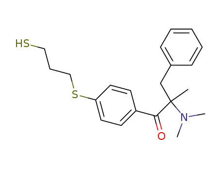 1-Propanone,
2-(dimethylamino)-1-[4-[(3-mercaptopropyl)thio]phenyl]-2-methyl-3-phen
yl-
