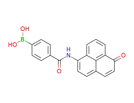 Molecular Structure of 859175-12-5 (Boronic acid, [4-[[(1-oxo-1H-phenalen-6-yl)amino]carbonyl]phenyl]-)